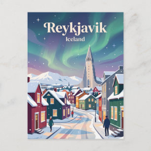 Reykjavik IJsland Briefkaart
