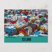 Reykjavík Ijsland Briefkaart (Voorkant)