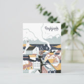Reykjavik, IJsland, Briefkaart (Staand voorkant)