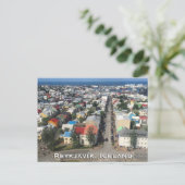 Reykjavík, IJsland Briefkaart (Staand voorkant)