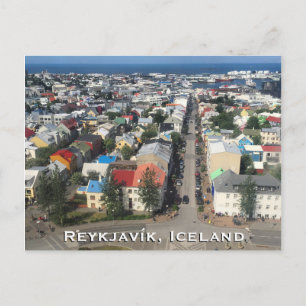 Reykjavík, IJsland Briefkaart