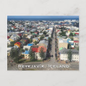 Reykjavík, IJsland Briefkaart (Voorkant)