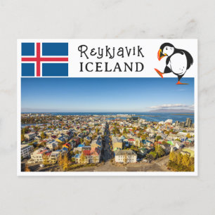 Reykjavik Ijsland Briefkaart