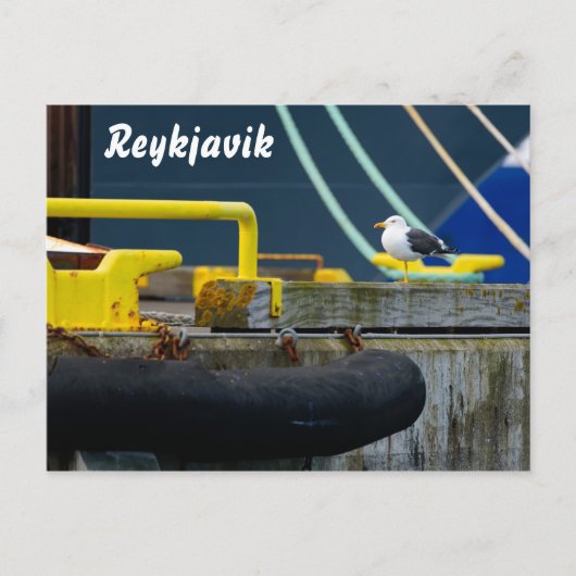 Reykjavik, IJsland briefkaart (Voorkant)