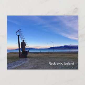 Reykjavik IJsland Briefkaart met het schrijven