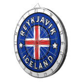 Reykjavik IJsland Dartbord (Voorkant Rechts)