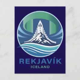 Reykjavik IJsland Europa Briefkaart