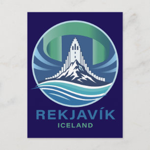 Reykjavik IJsland Europa Briefkaart