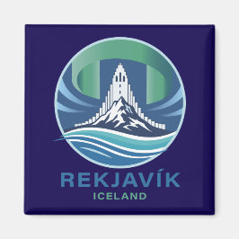 Reykjavik IJsland Europa Magneet