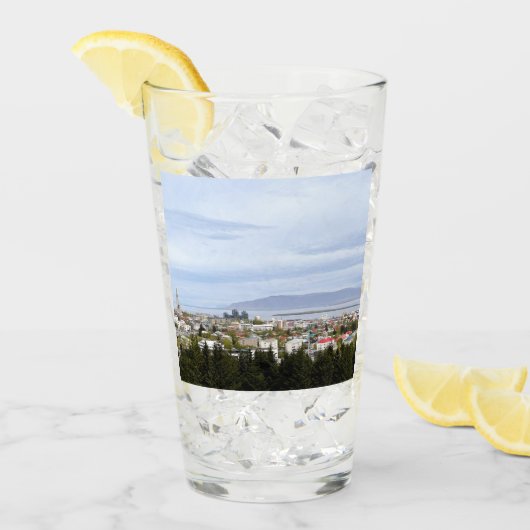 Reykjavik IJsland Europa Reisfoto Glas (Voorkant ijs)