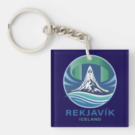 Reykjavik IJsland Europa Sleutelhanger
