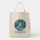 Reykjavik IJsland Europa Tote Bag (Achterkant)