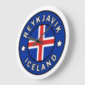 Reykjavik IJsland Grote Klok (Hoek)