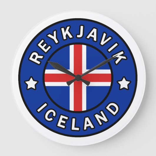 Reykjavik IJsland Grote Klok (Voorkant)
