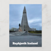 Reykjavik IJsland Hallgrimskirkja Personalize Briefkaart (Voorkant)