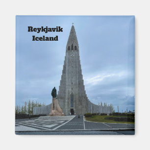 Reykjavik IJsland Hallgrimskirkja Personalize Magneet