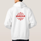 Reykjavik IJsland Hoodie (Achterkant)