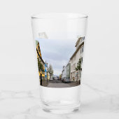 Reykjavik IJsland Hoofdstraat foto Glas (Achterkant)