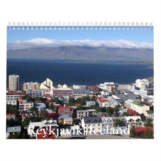Reykjavík-IJsland Kalender (Hoes)