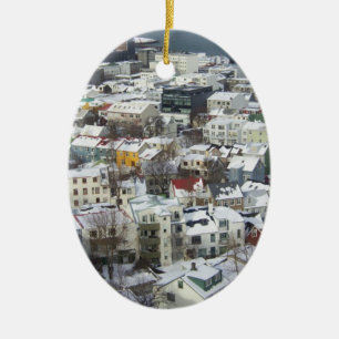 Reykjavik IJsland Keramisch Ornament