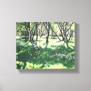 Reykjavik IJsland landschapskunst door Pola.B.Alex Canvas Afdruk