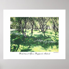 Reykjavik IJsland landschapskunst door Pola.B.Alex Poster