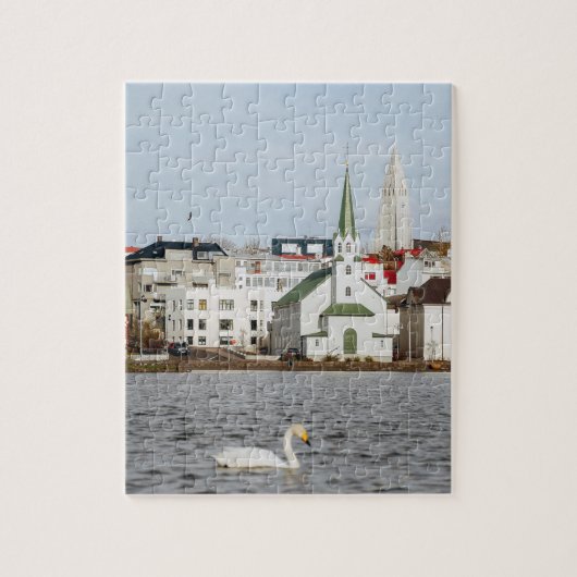 Reykjavik IJsland Legpuzzel (Verticaal)