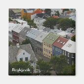 Reykjavik IJsland magneet (Voorkant)