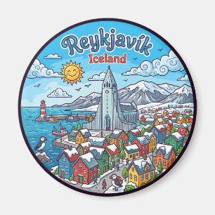 Reykjavík IJsland Magneet