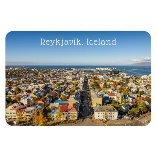 Reykjavik Ijsland Magneet (Horizontaal)