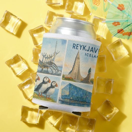 Reykjavik IJsland multiview Blikjeskoeler (Insitu Zomer)