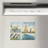Reykjavik IJsland multiview Magneet (Insitu (Vaatwasser))
