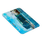 Reykjavik IJsland olieverf Magneet (Rechterzijde)