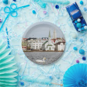 Reykjavik IJsland Papieren Bordje (Feest)