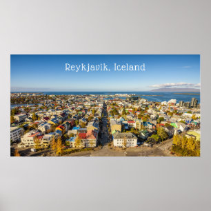 Reykjavik Ijsland Poster