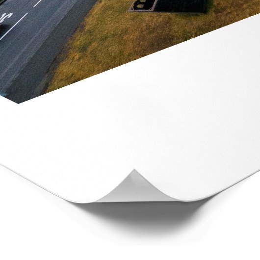 Reykjavik IJsland Poster (Hoek)