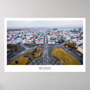 Reykjavik IJsland Poster