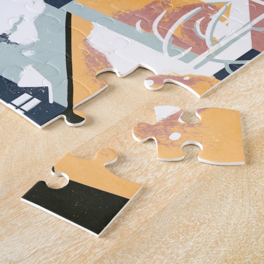 Reykjavik, IJsland Poster voor reizen Legpuzzel (Zijkant)