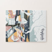 Reykjavik, IJsland Poster voor reizen Legpuzzel (Horizontaal)