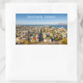 Reykjavik Ijsland Rechthoekige Sticker (Tas)