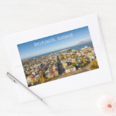 Reykjavik Ijsland Rechthoekige Sticker (Envelop)