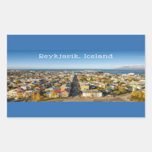Reykjavik Ijsland Rechthoekige Sticker