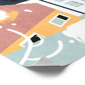 Reykjavik, IJsland, reisposter Poster (Hoek)