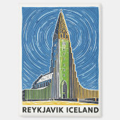 Reykjavík IJsland Reizen Magneet (Voorkant)