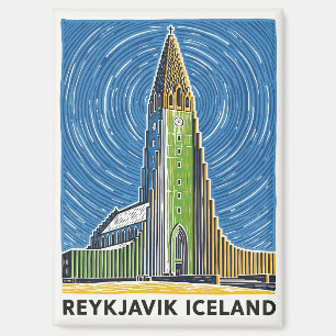 Reykjavík IJsland Reizen Magneet