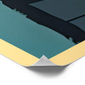 Reykjavik, IJsland, Reizen Poster (Hoek)