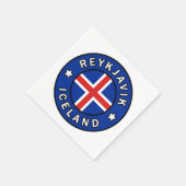 Reykjavik Ijsland Servet (Hoek)