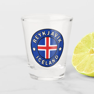 Reykjavik IJsland Shot Glas
