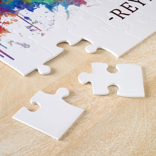 Reykjavik IJsland Skyline Legpuzzel (Zijkant)