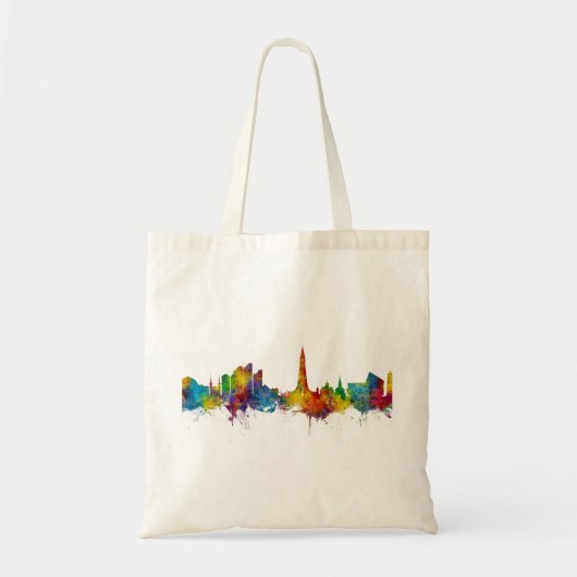 Reykjavík IJsland Skyline Tote Bag (Voorkant)